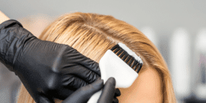 Mechas rubias en el cabello